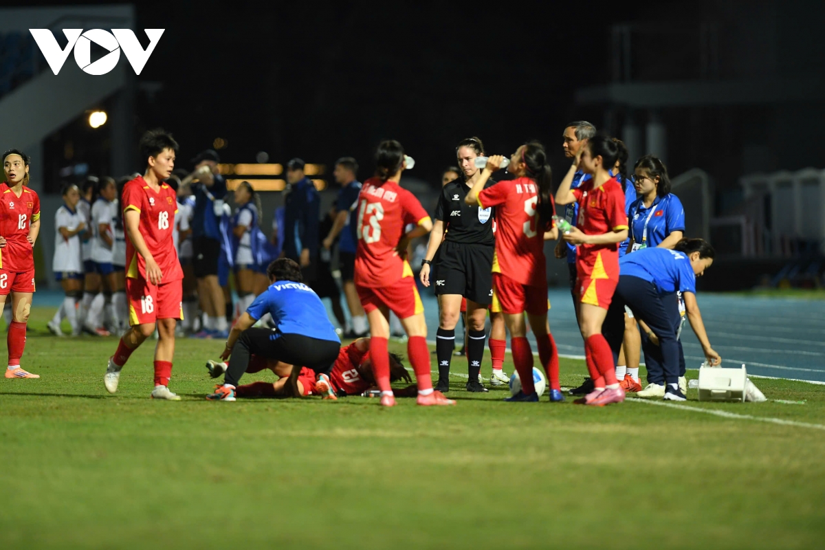 truc tiep Dt nu viet nam 0-0 Dt nu philippines trong tai mac sai lam nghiem trong hinh anh 2