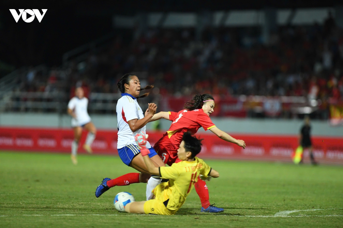 Dt nu viet nam thua Dt nu philippines, hut hcv sea games 33 hinh anh 39