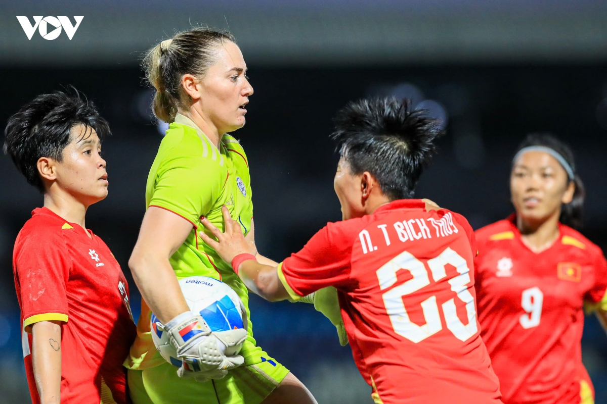 Dt nu viet nam thua Dt nu philippines, hut hcv sea games 33 hinh anh 45