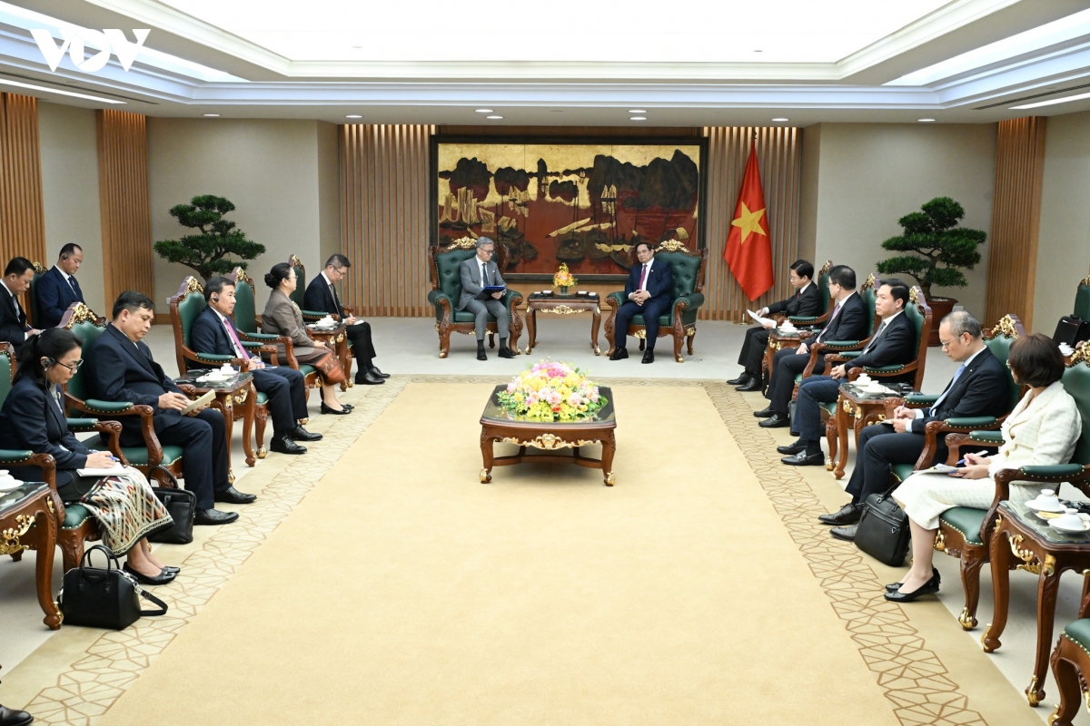 thu tuong pham minh chinh tiep bo truong ngoai giao lao hinh anh 2