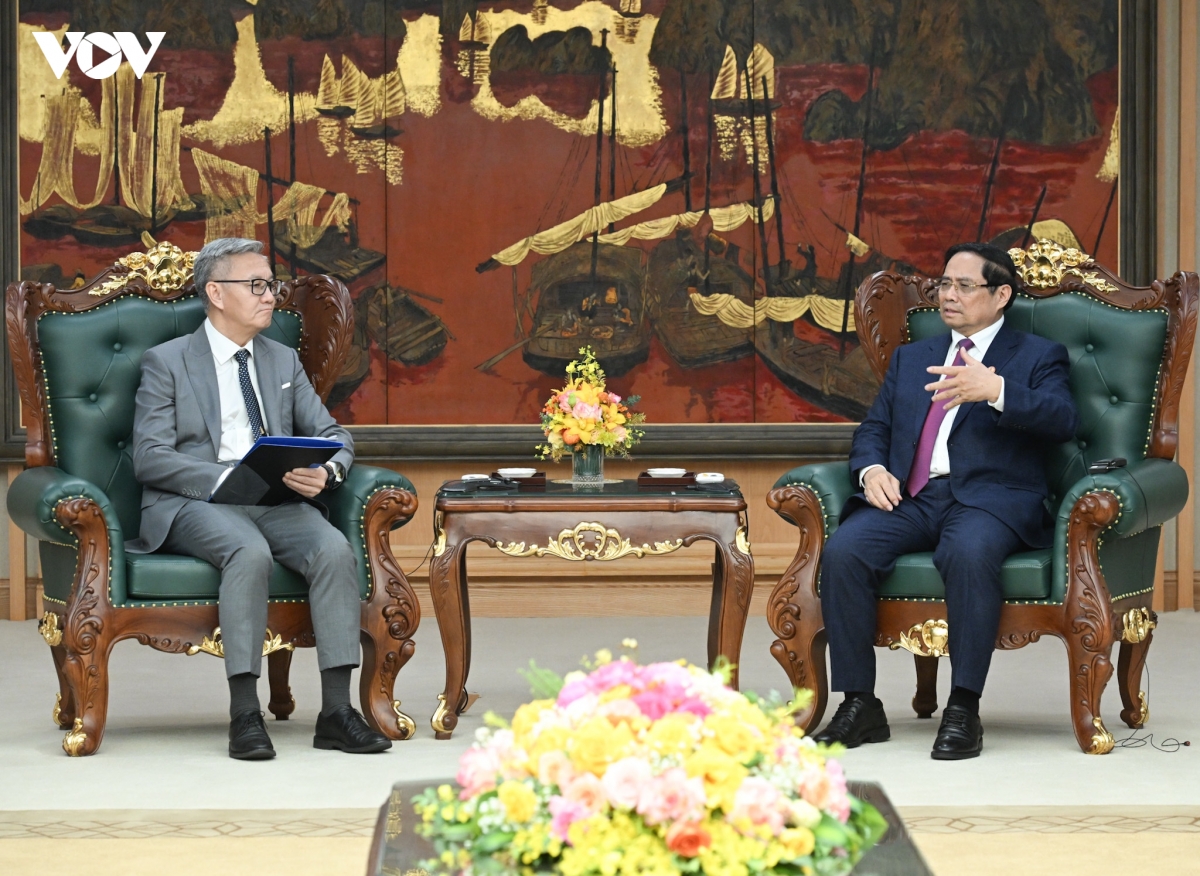 thu tuong pham minh chinh tiep bo truong ngoai giao lao hinh anh 1
