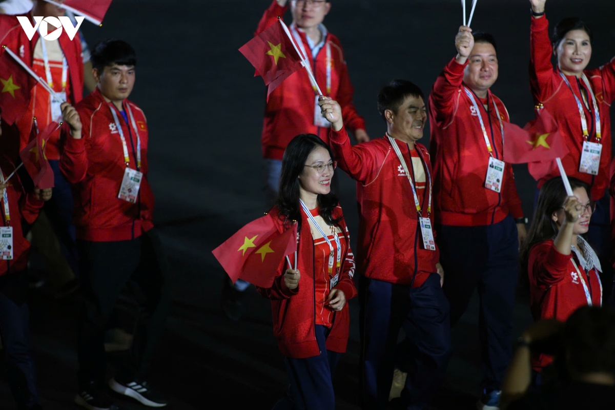 be mac sea games 33 Doan the thao viet nam dung thu 3 toan doan hinh anh 46