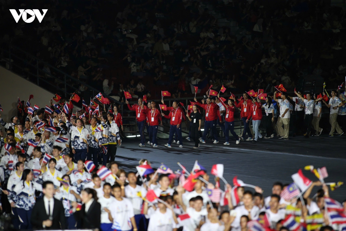 be mac sea games 33 Doan the thao viet nam dung thu 3 toan doan hinh anh 40