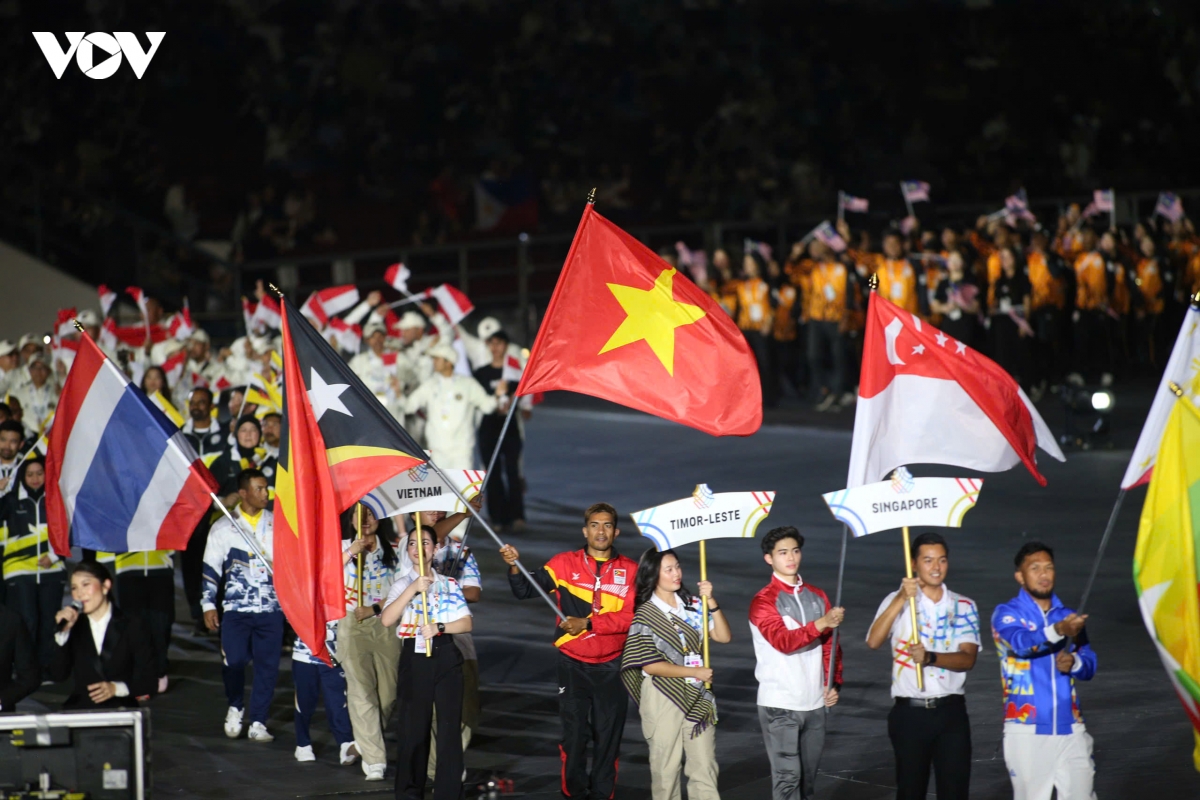 be mac sea games 33 Doan the thao viet nam dung thu 3 toan doan hinh anh 36