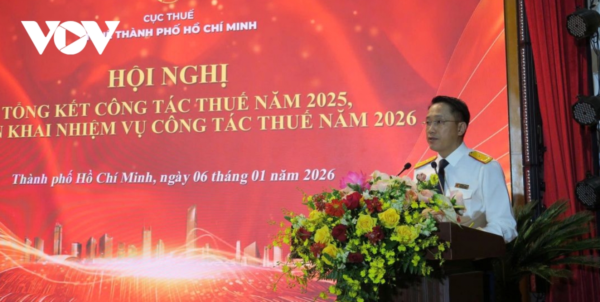 Chỉ tiêu thu ngân sách của Thuế TP.HCM năm 2026 là 627.000 tỷ đồng