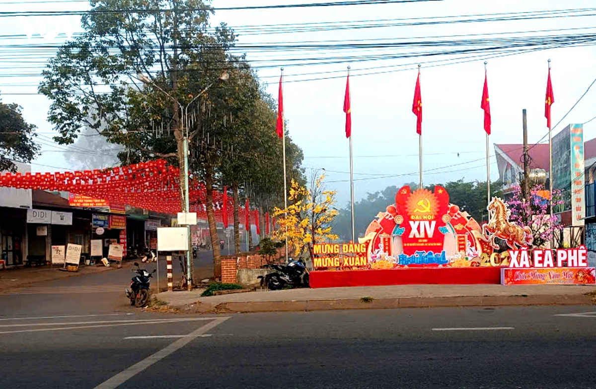 Dak lak ruc ro sac mau chao mung Dai hoi xiv cua Dang hinh anh 3