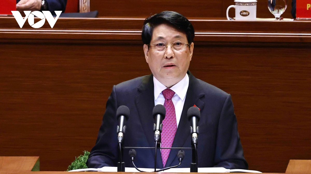 Chủ tịch nước trình bày Diễn văn khai mạc Đại hội đại biểu toàn quốc lần thứ XIV của Đảng