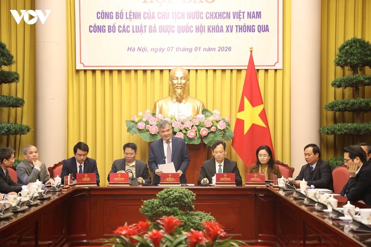 cong bo lenh cua chu tich nuoc ve cac luat vua duoc quoc hoi khoa 15 thong qua hinh anh 1