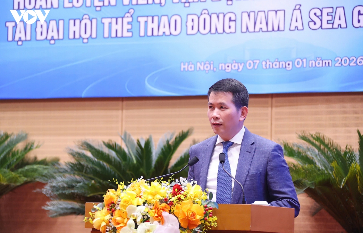 ha noi vinh danh vDv, hlv dat thanh tich cao tai sea games 33 hinh anh 2