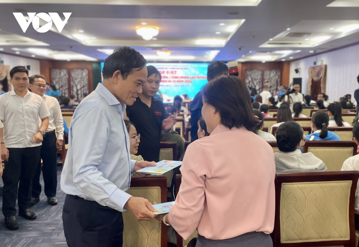 TP.HCM tặng quà Tết cho công nhân, người lao động hoàn cảnh khó khăn