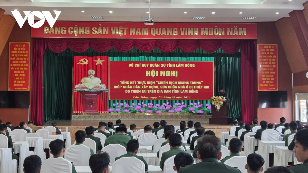 bo chi huy quan su tinh lam Dong hoan thanh chien dich quang trung hinh anh 1