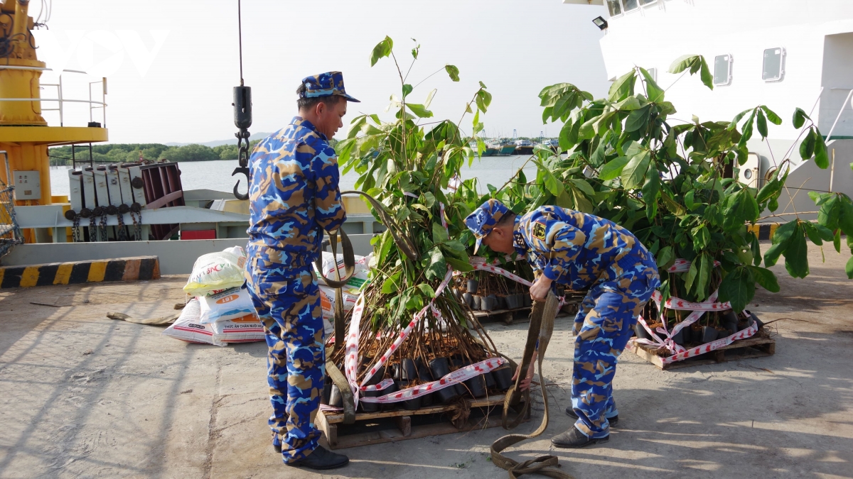 hai doan 129 tham va chuc tet quan dan dac khu truong sa hinh anh 2