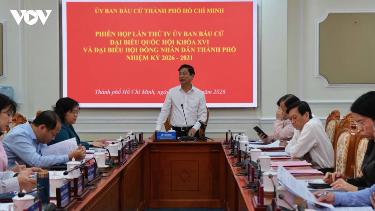 ra mat trang tin bau cu, len phuong an bo phieu som tai 4 khu vuc o tp.hcm hinh anh 1