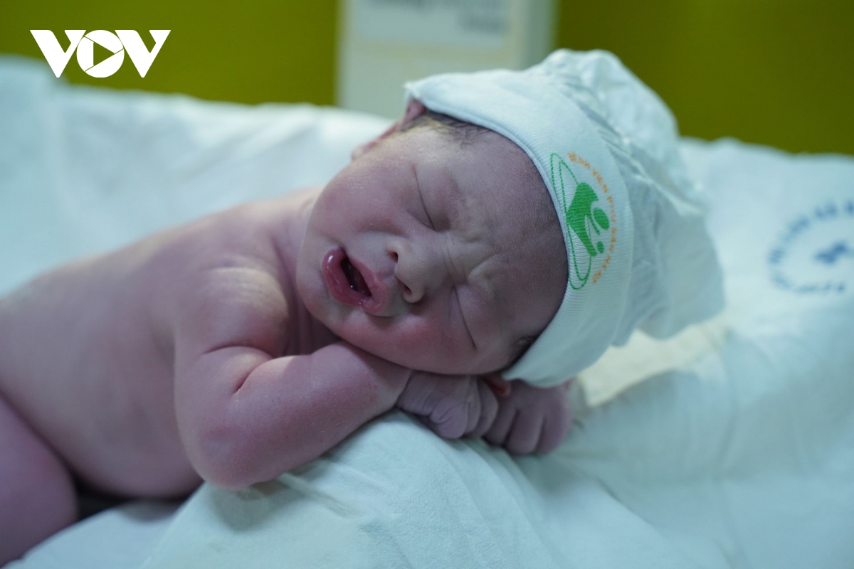 Khoảnh khắc chào đón "công dân 2026" đầu tiên của Việt Nam