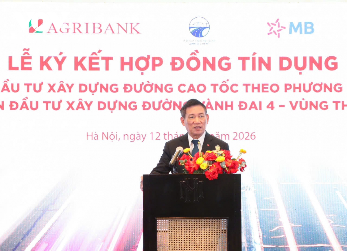 Ký hợp đồng tín dụng hơn 25.400 tỷ đồng cho Dự án Vành đai 4 – Vùng Thủ đô Hà Nội