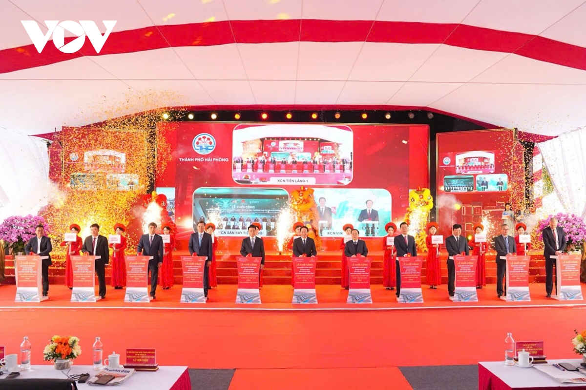 hai phong khoi cong 3 khu cong nghiep tong von dau tu 19 nghin ty dong hinh anh 1