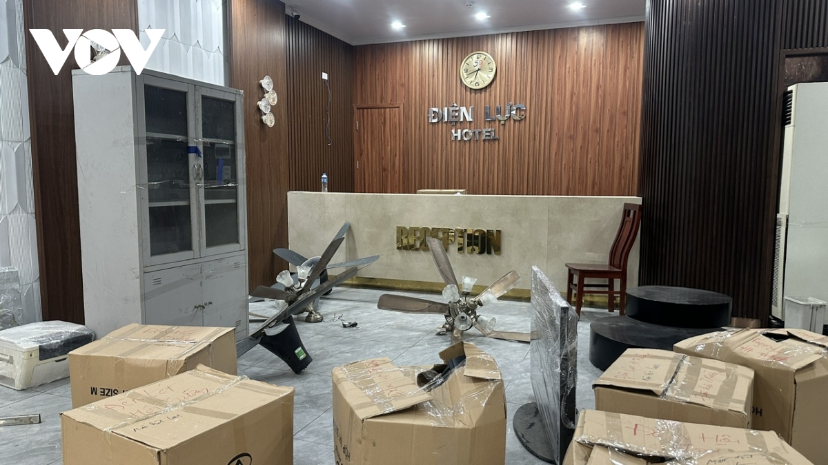 thao do cong trinh, giai phong mat bang khu vuc phia Dong ho hoan kiem hinh anh 11