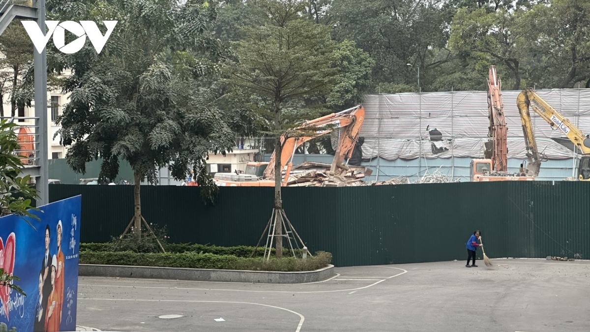 thao do cong trinh, giai phong mat bang khu vuc phia Dong ho hoan kiem hinh anh 6