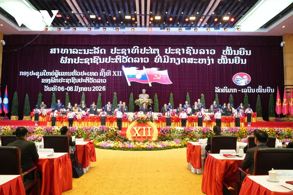 Khai mạc Đại hội đại biểu toàn quốc lần thứ XII Đảng Nhân dân Cách mạng Lào