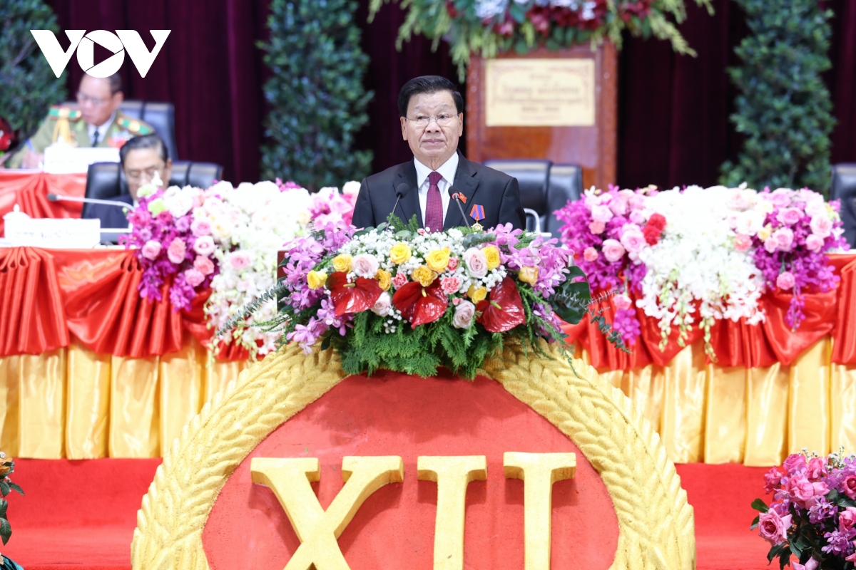 khai mac Dai hoi dai bieu toan quoc lan thu xii Dang nhan dan cach mang lao hinh anh 2