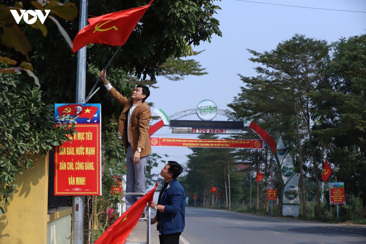 ninh binh ruc ro co hoa chao mung Dai hoi Dang toan quoc lan thu xiv hinh anh 12