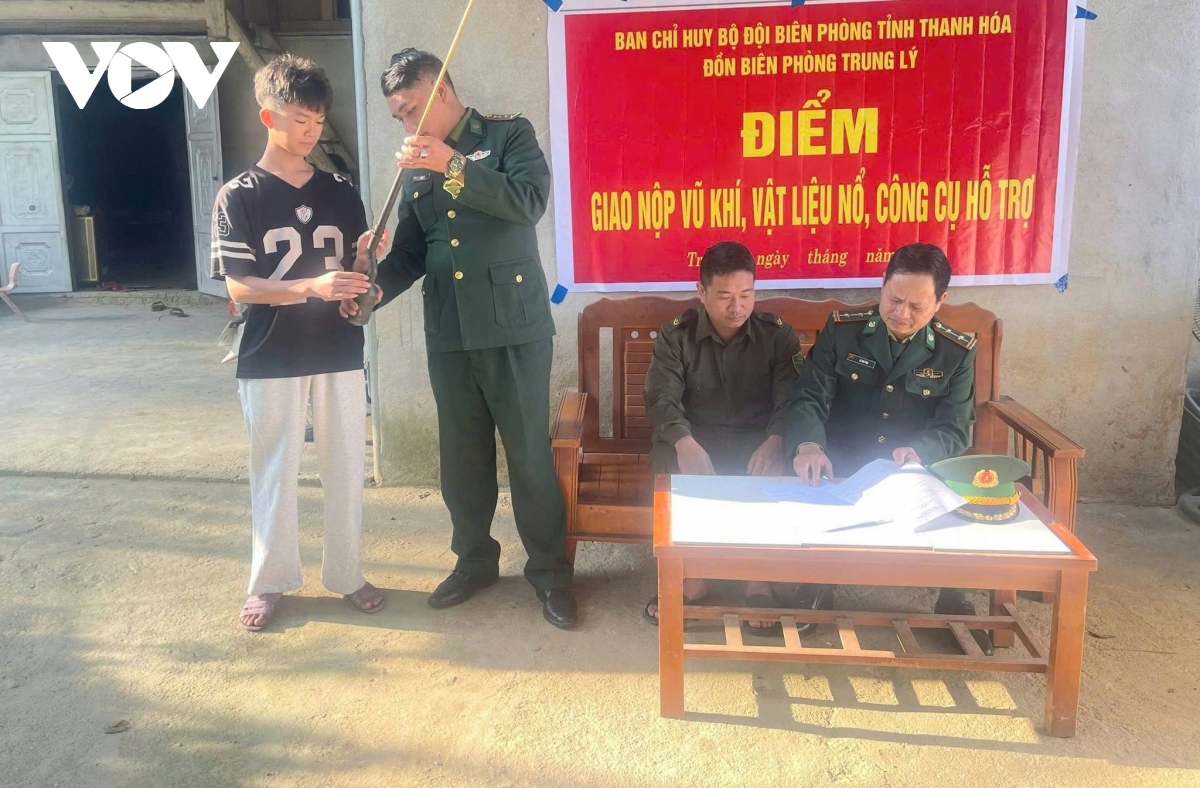 bien phong thanh hoa day manh tuyen truyen, thu hoi vu khi tu che hinh anh 10
