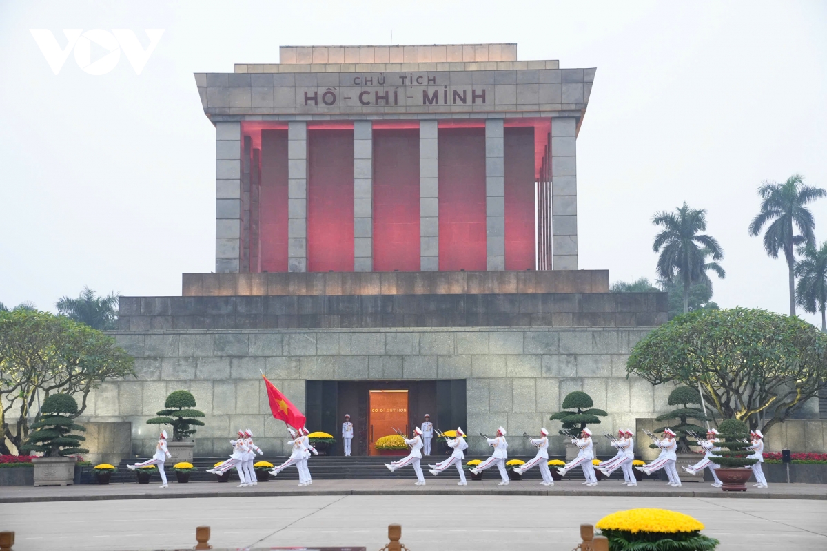 Khoảnh khắc thiêng liêng trong Lễ Thượng cờ đầu năm mới 2026