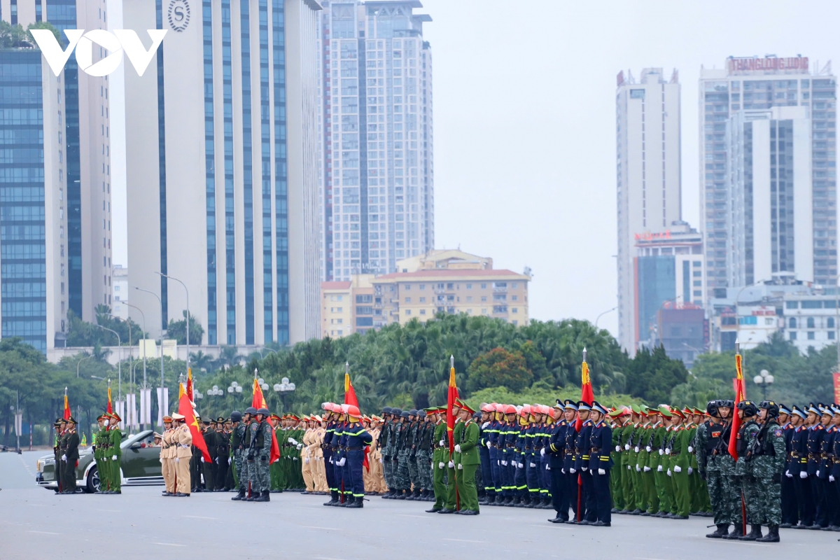 luc luong cong an dien tap phuong an bao ve Dai hoi xiv cua Dang tai ha noi hinh anh 7