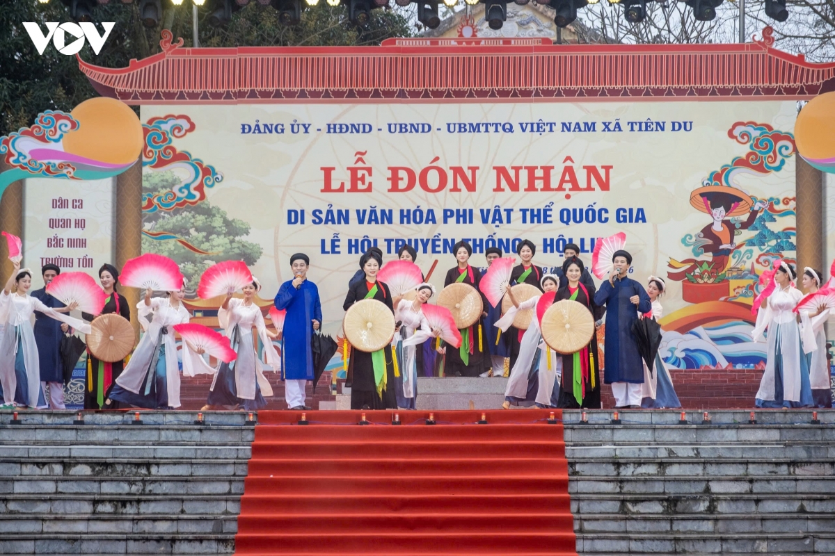 hoi lim o bac ninh don nhan danh hieu di san van hoa phi vat the quoc gia hinh anh 3