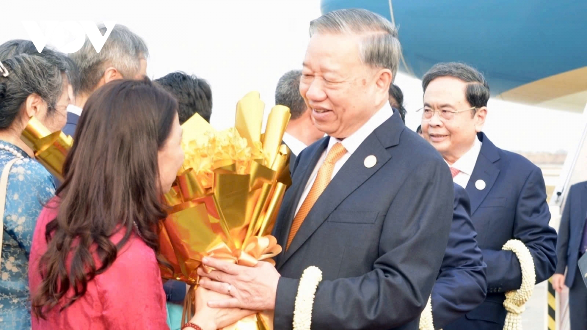 party chief to lam arrives in phnom penh for state visit to cambodia picture 1
