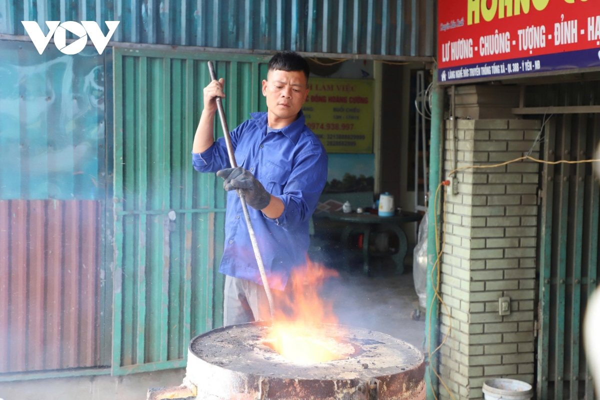 Làng nghề đúc đồng Ý Yên: Từ lò đúc thủ công đến chuỗi giá trị hàng hóa