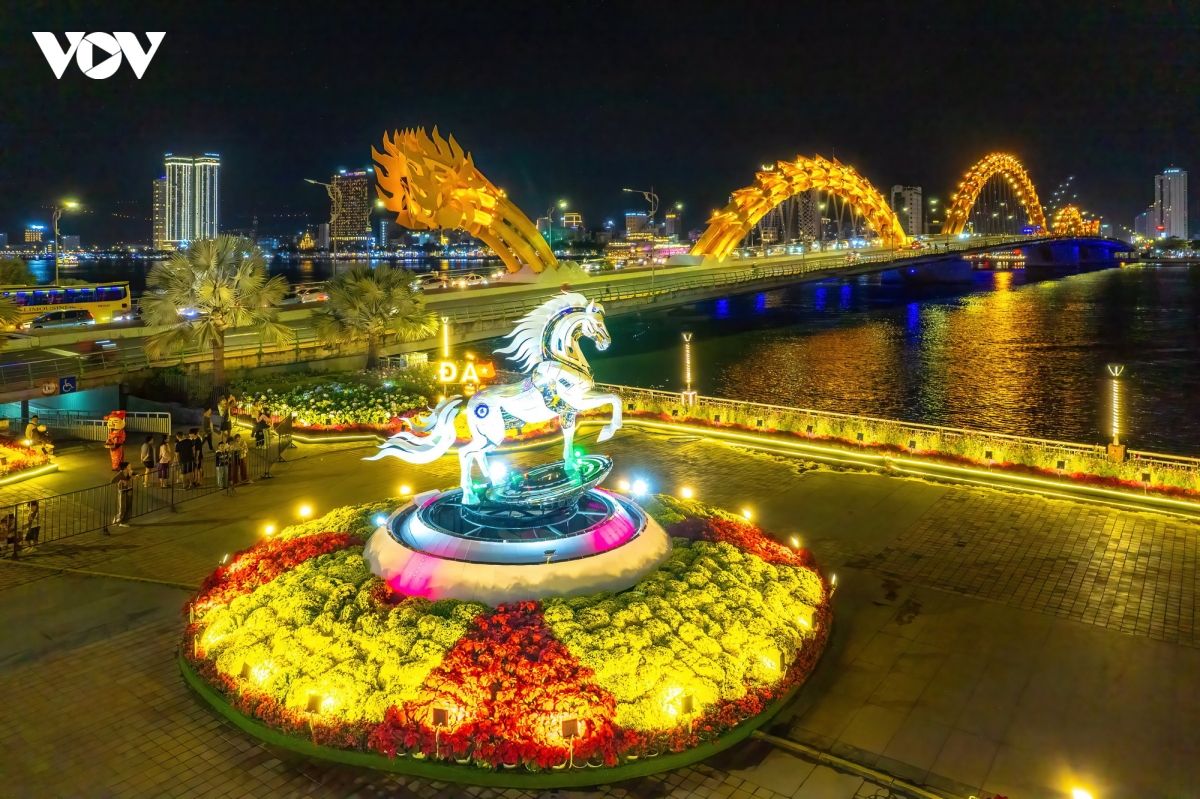 nguoi dan, du khach thich thu voi linh vat ngua doc la cua Da nang hinh anh 1