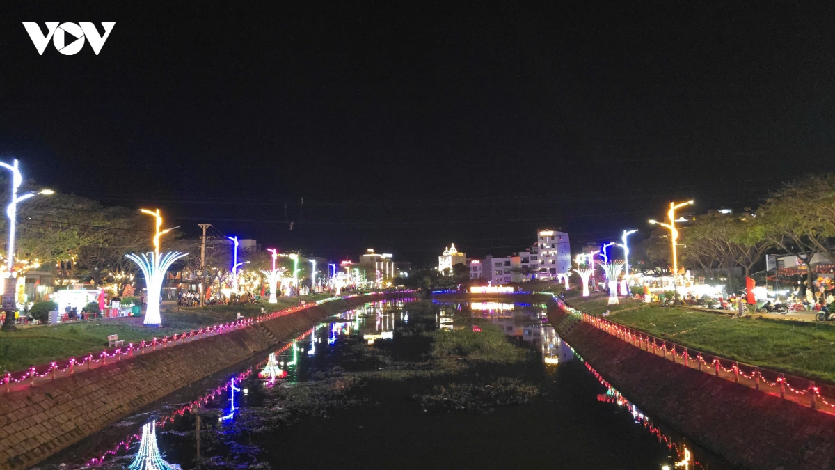 pho dem cho nho pleiku lung linh, ron rang nhung ngay dau nam moi hinh anh 4