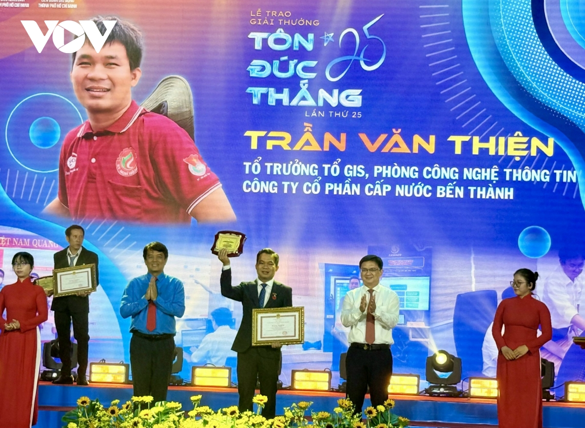 TP.HCM trao Giải thưởng Tôn Đức Thắng cho 11 công nhân, kỹ sư tiêu biểu
