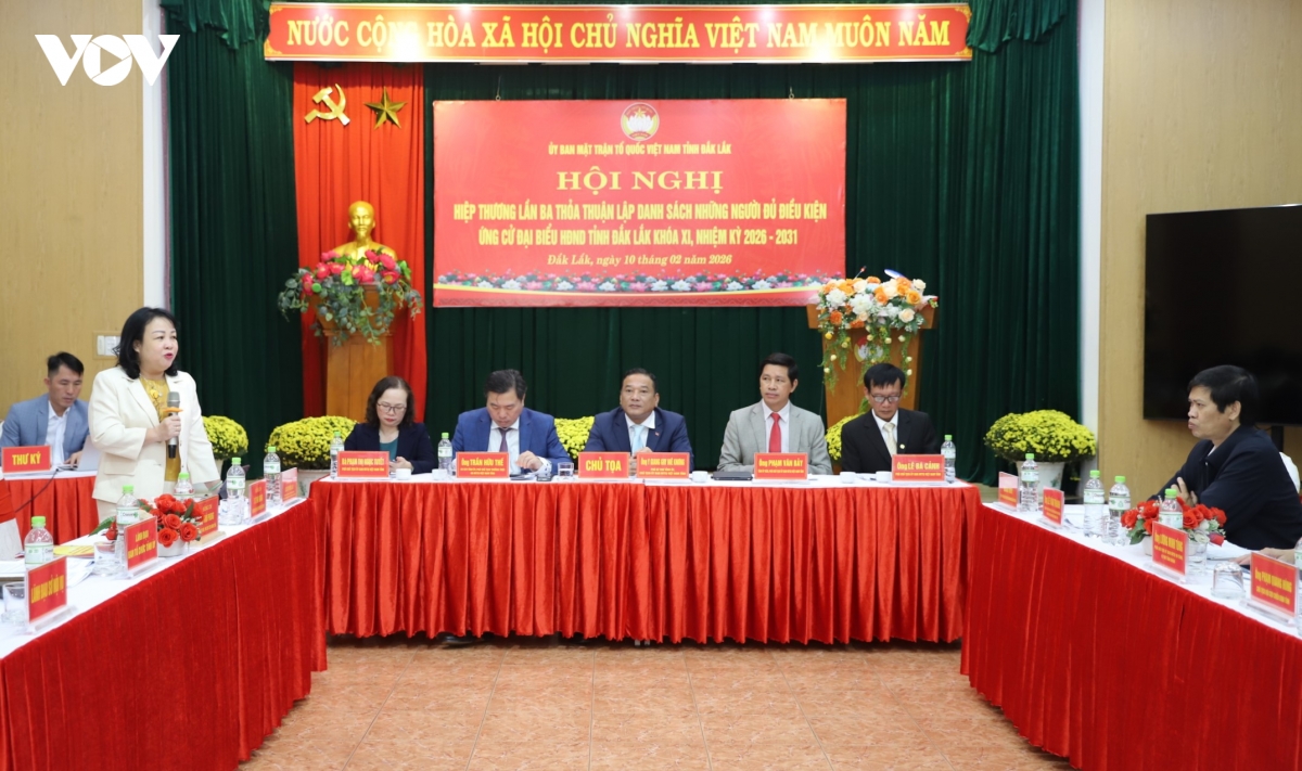 Dak lak chot danh sach ung cu dai bieu quoc hoi va hDnd tinh hinh anh 1