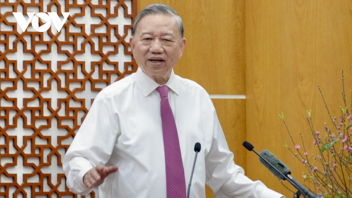 Tổng Bí thư Tô Lâm thăm và chúc Tết tại Tây Ninh