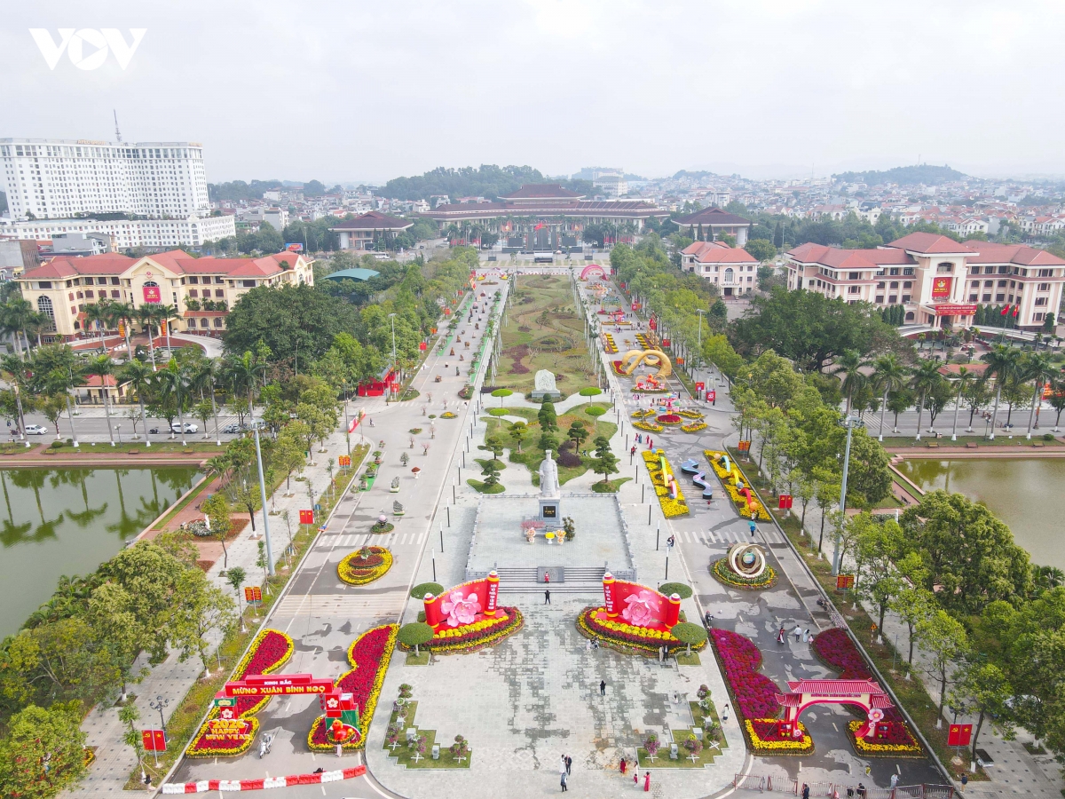 Duong hoa xuan kinh bac, bac ninh thu hut khach dip tet binh ngo 2026 hinh anh 1