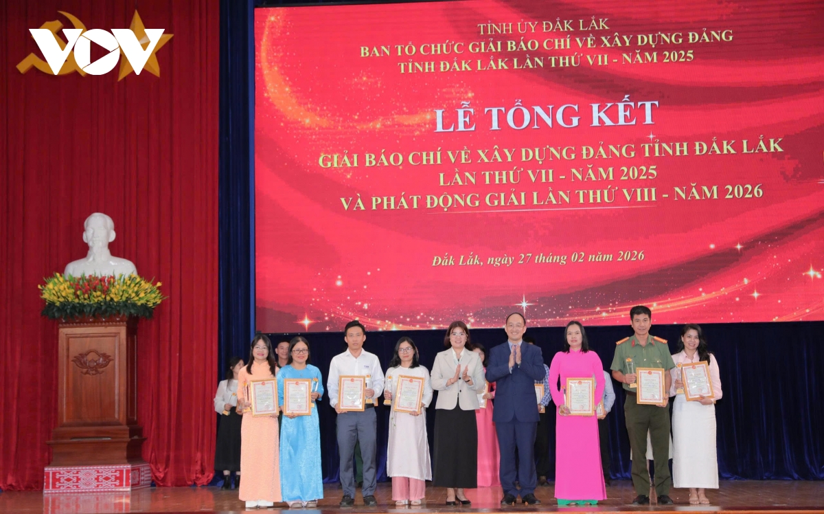 vov tay nguyen doat giai c giai bao chi ve xay dung Dang tinh Dak lak hinh anh 2