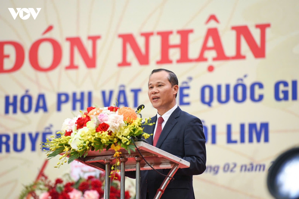 hoi lim o bac ninh don nhan danh hieu di san van hoa phi vat the quoc gia hinh anh 2