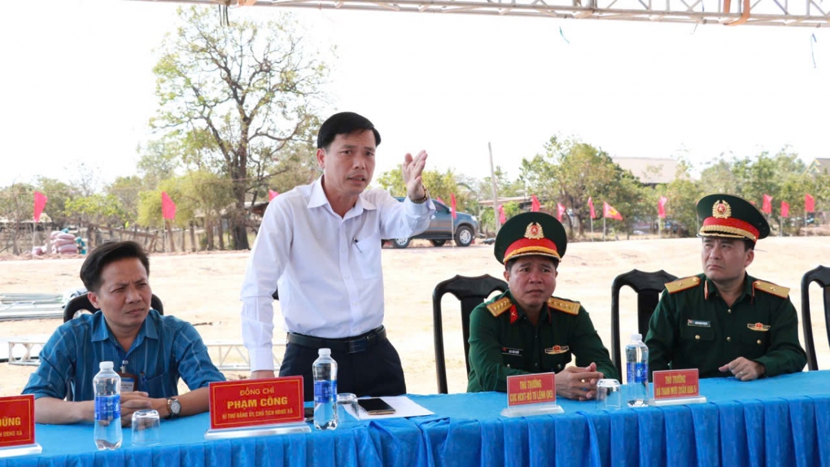 quan khu 5 kiem tra cong tac chuan bi khoi cong truong lien cap ea rok, Dak lak hinh anh 3