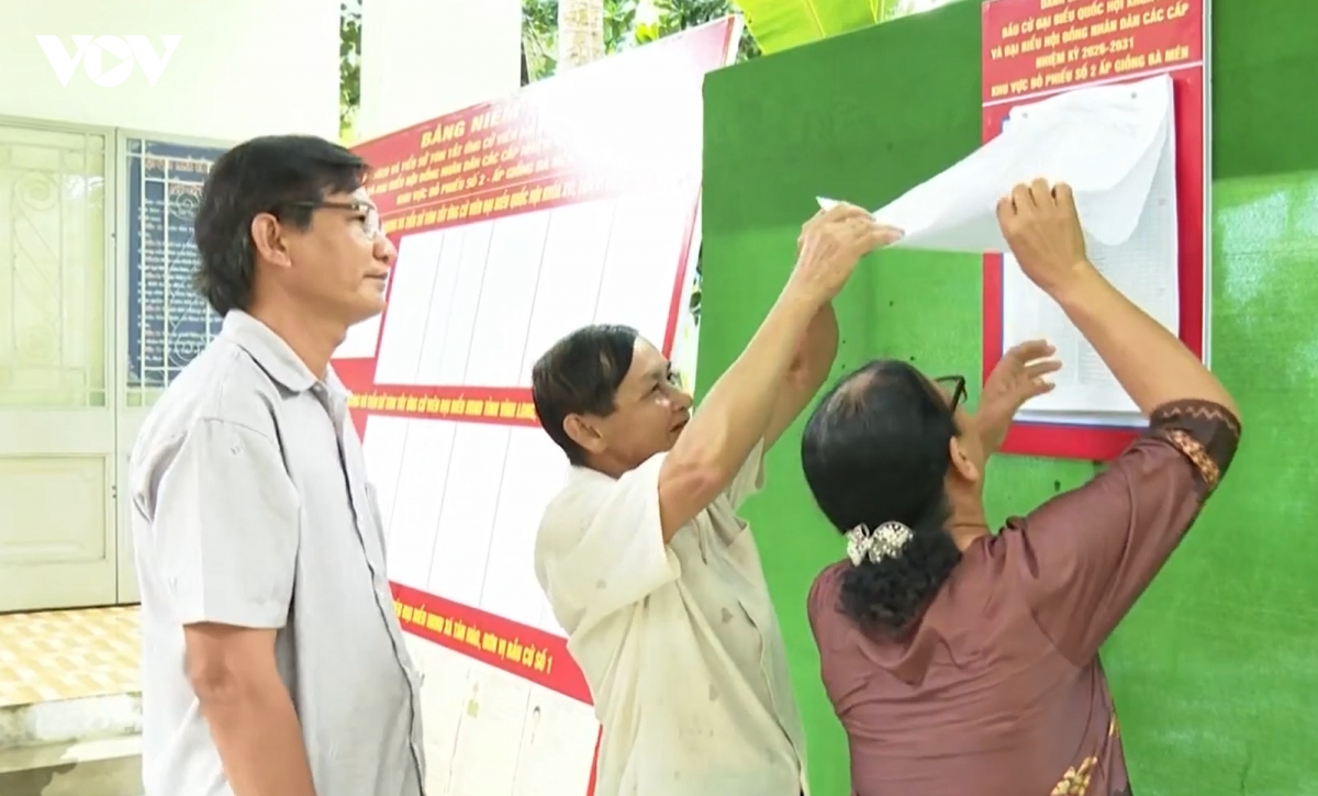 vinh long niem yet danh sach ung cu vien dai bieu quoc hoi va hDnd hinh anh 2