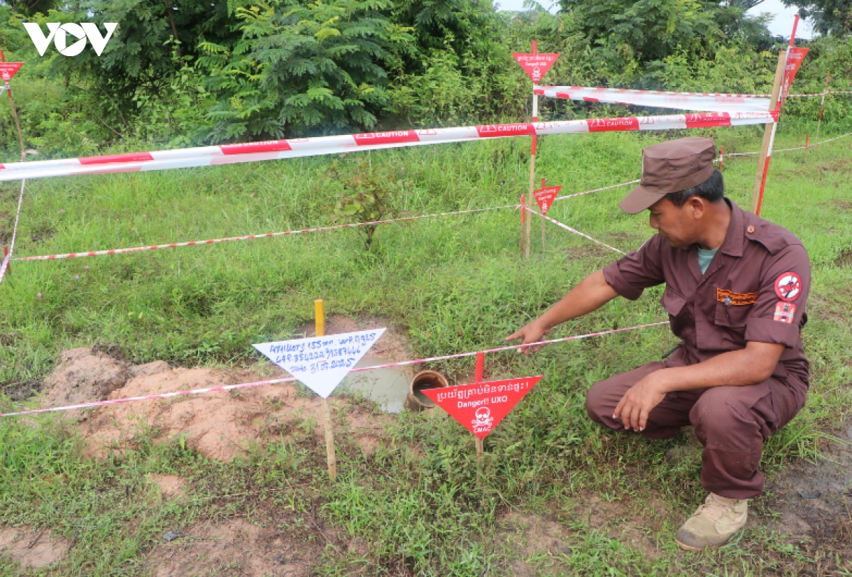 Campuchia tiêu hủy 4,4 triệu quả bom, mìn sau 3 thập kỷ