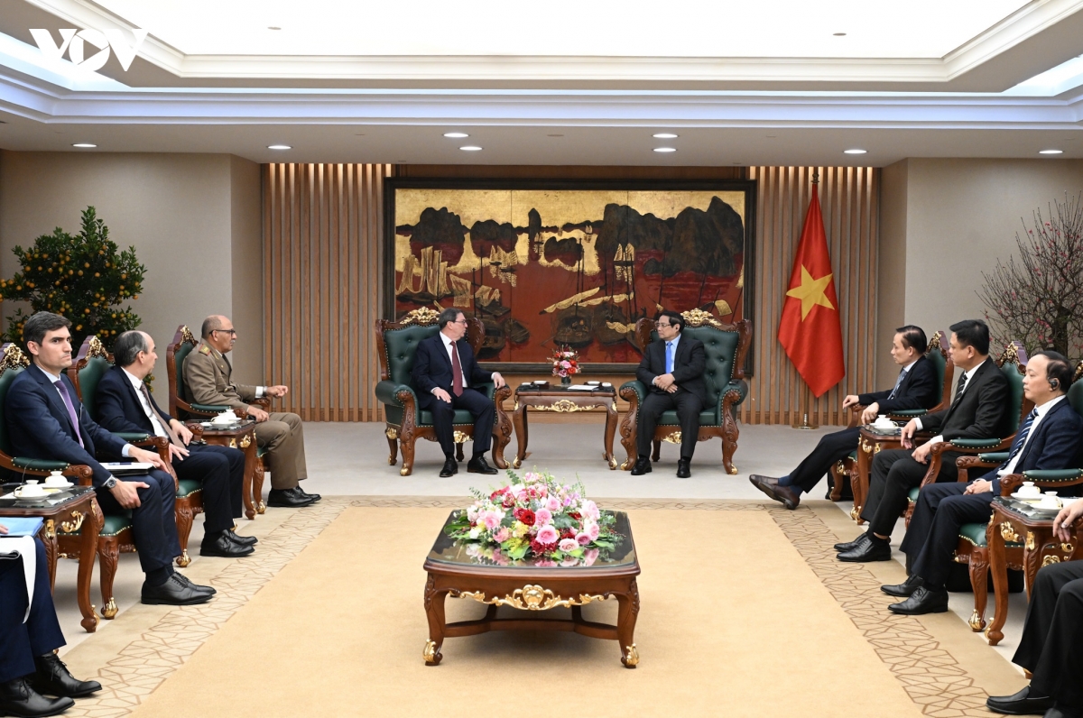 thu tuong chinh phu pham minh chinh tiep Dac phai vien Dang, nha nuoc cuba hinh anh 1