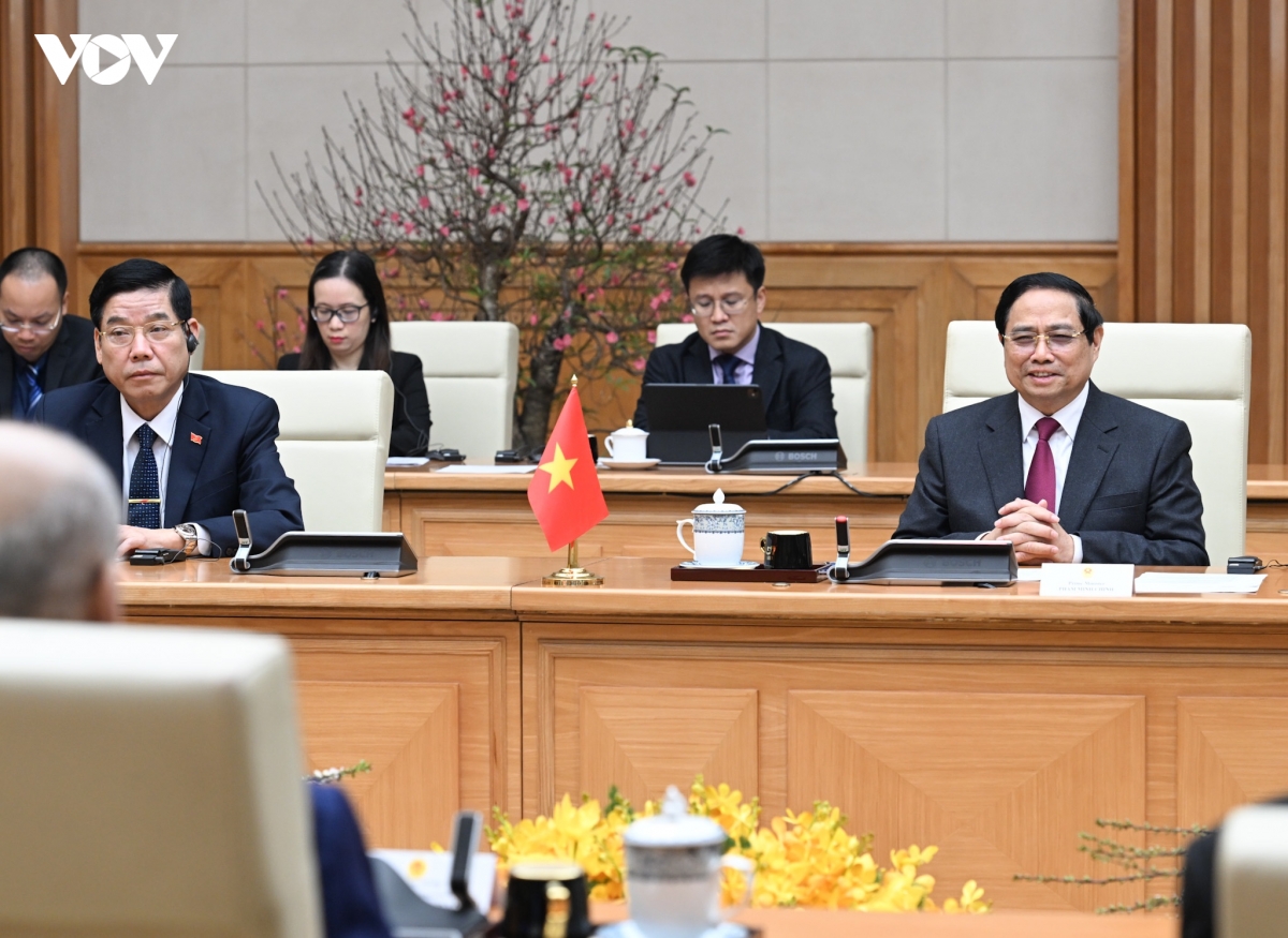 thu tuong pham minh chinh tiep chu tich ha vien jordan mazen turki el qadi hinh anh 2