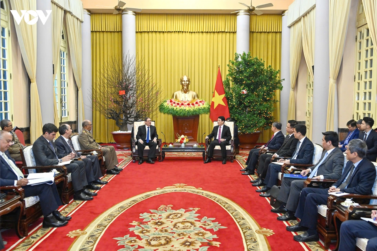 chu tich nuoc viet nam se luon o ben canh chia se kinh nghiem, giup do cuba hinh anh 1