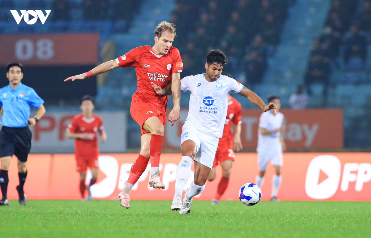 the cong viettel chiu ton that cuc lon o tran derby thu do voi ha noi fc hinh anh 1