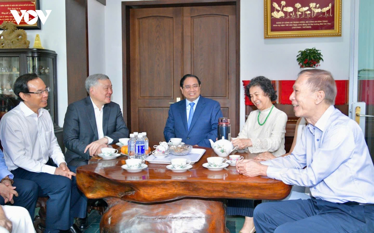 thu tuong pham minh chinh tham, chuc tet nguyen lanh dao Dang, nha nuoc hinh anh 7