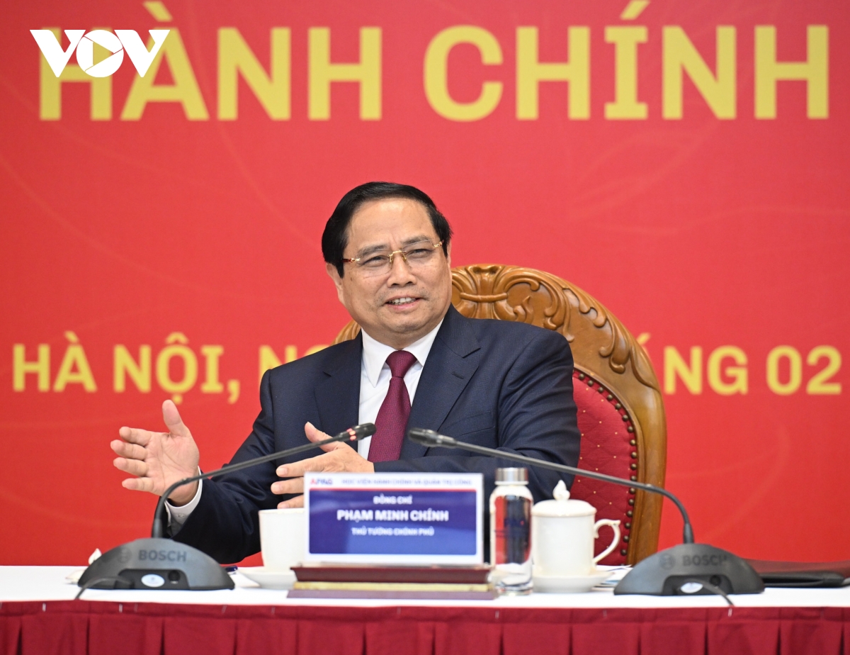 thu tuong pham minh chinh lam viec voi hoc vien hanh chinh va quan tri cong hinh anh 3