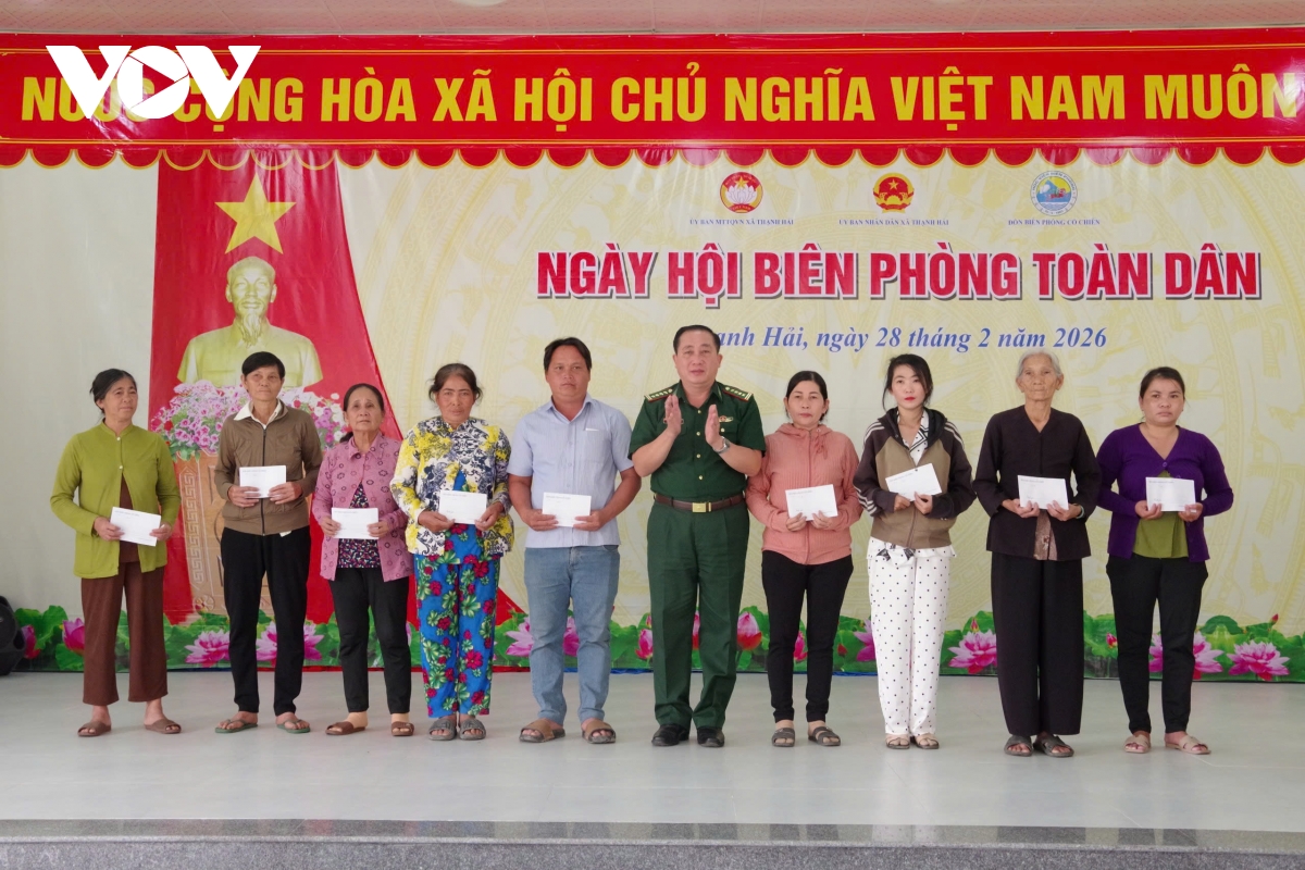 Ngày Hội Biên phòng toàn dân tại địa phương ven biển của tỉnh Vĩnh Long