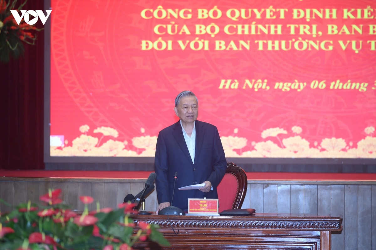 tong bi thu to lam kiem tra, giam sat phai dung quy trinh cua Dang hinh anh 2